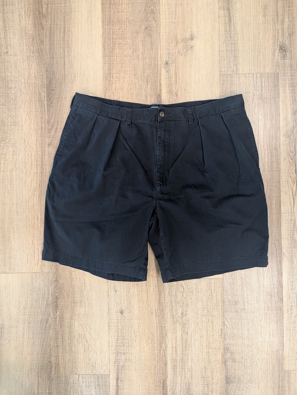Polo Ralph Lauren Tyler Shorts Mens 42 Navy Pleated Chino Cotton Classic Fit